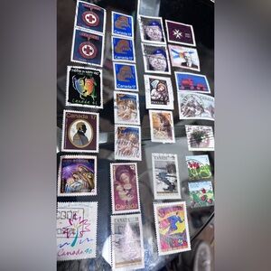 Assorted Canada Postage Stamps Collection